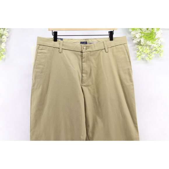 Dockers Men's Flex Comfort Waist Band Flat Front Straight Leg Khaki 36X30 New - Picture 3 of 8